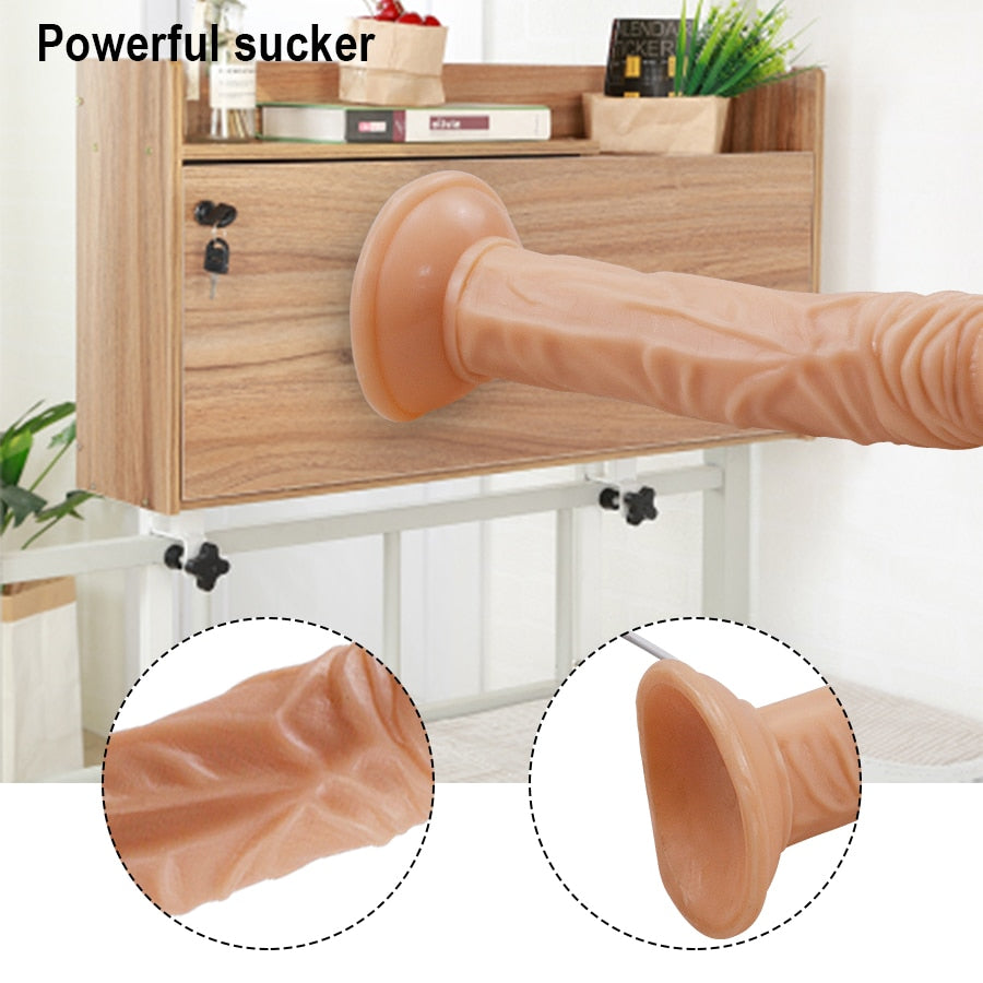 Realistic Huge Dildo Vibrator With Suction Cup