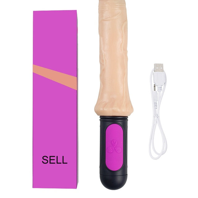 12 Mode Heating Realistic Dildo Vibrator