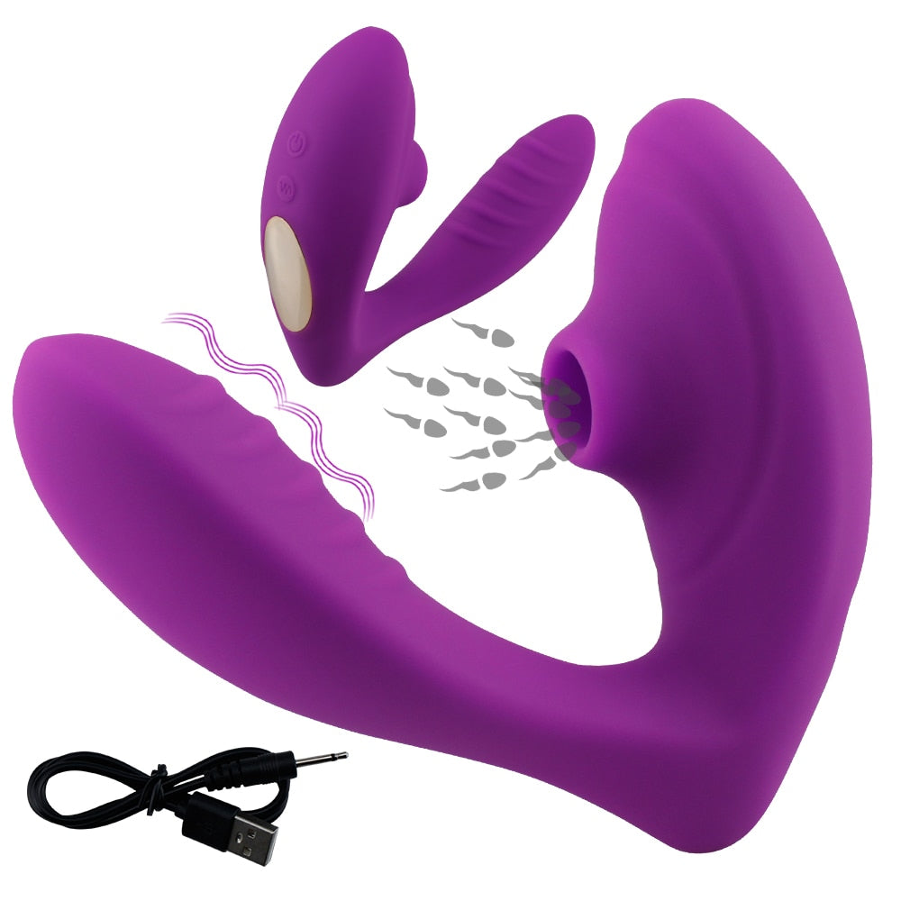 Vagina Sucking Vibrator 10 Speeds Vibrating